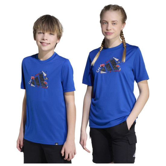 Adidas Παιδική κοντομάνικη μπλούζα Climacool Camo Train Tee